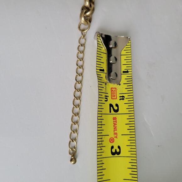 Lia Sophia Mandalay Bay Necklace Gold Tone Tiger Eye Quartz Stones Gems Layered - Picture 8 of 9